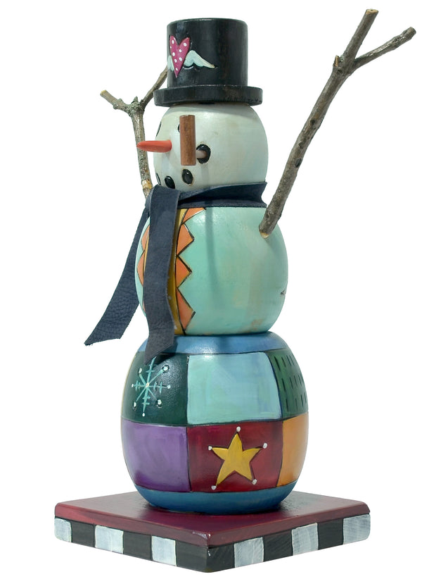 Extra Small Snowman Sculpture