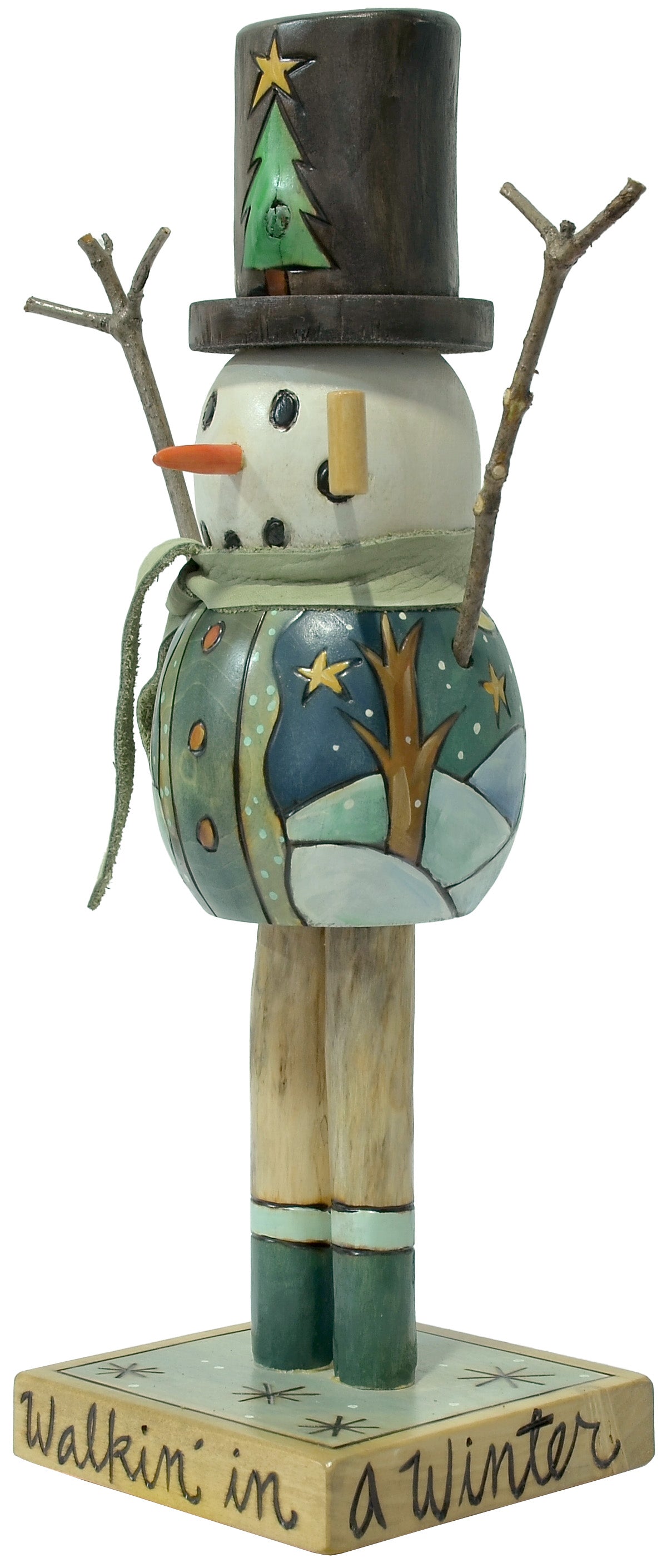 Extra Small Snowman Sculpture