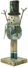 Extra Small Snowman Sculpture