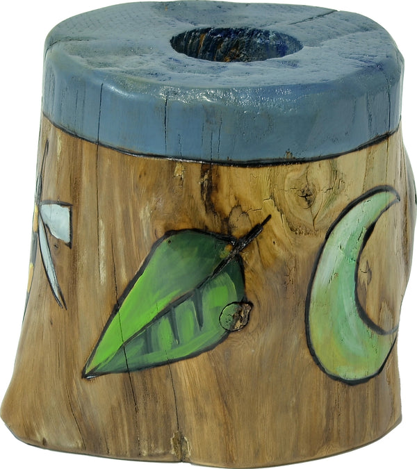 Large Log Candle Holder