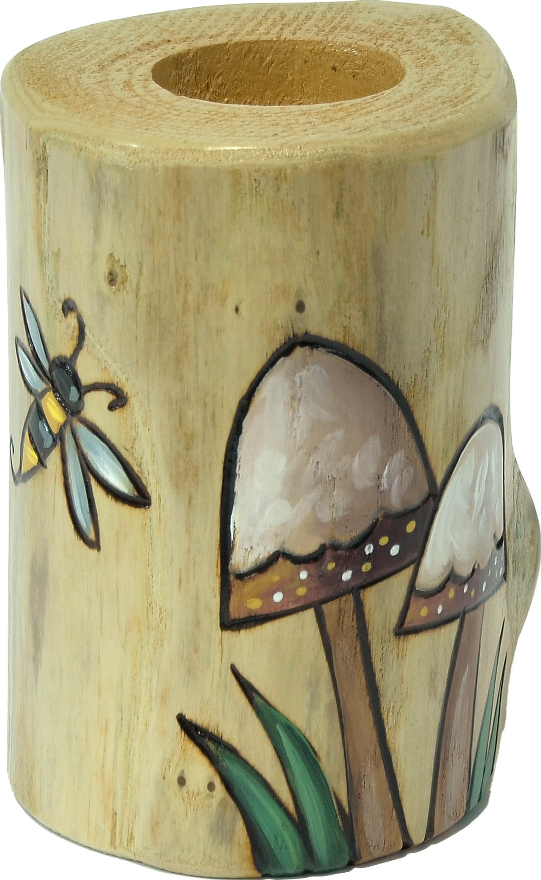 Small Log Candle Holder