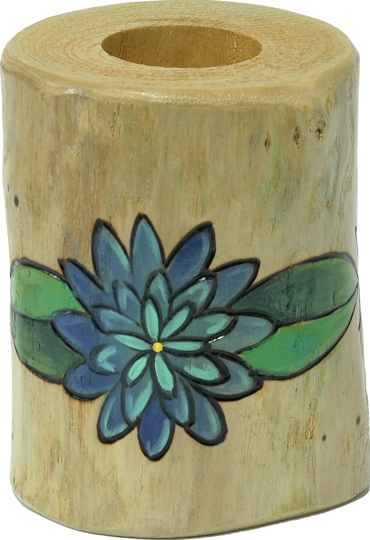 Small Log Candle Holder