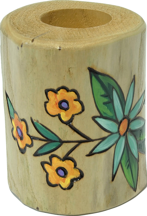 X-Small Log Candle Holder