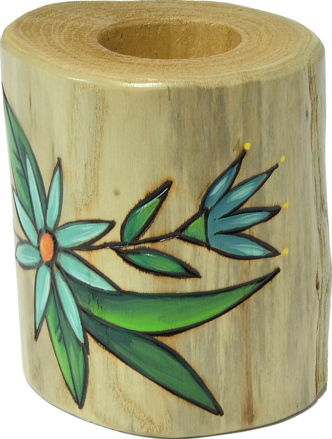 X-Small Log Candle Holder