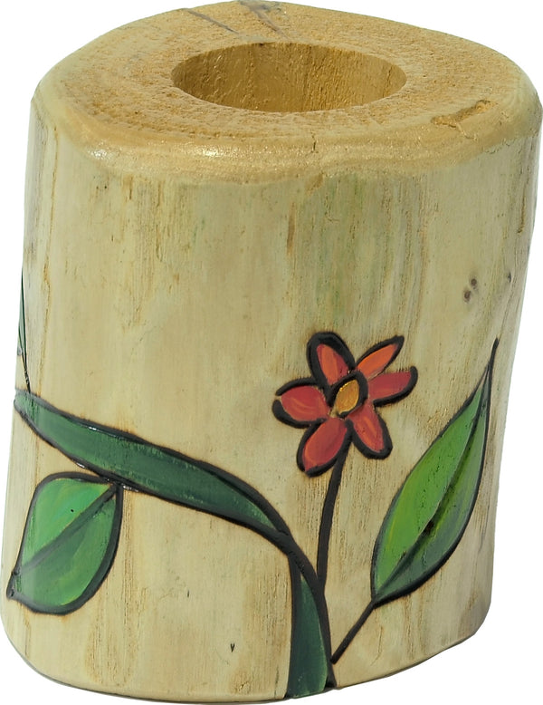 X-Small Log Candle Holder