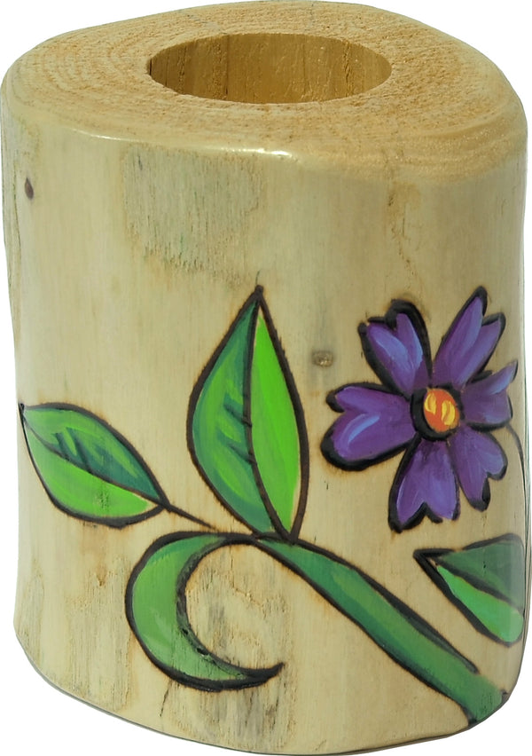 X-Small Log Candle Holder