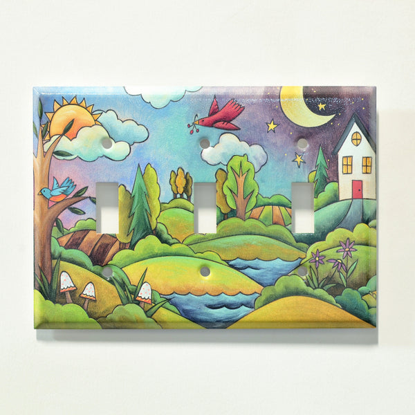 "The Uphill Path" Light Switch Plate | Toggle