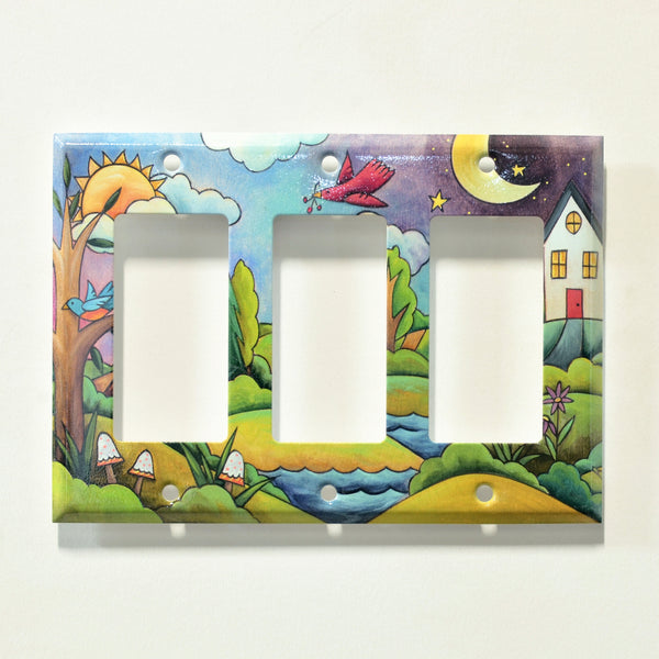 "The Uphill Path" Light Switch Plate | Rocker
