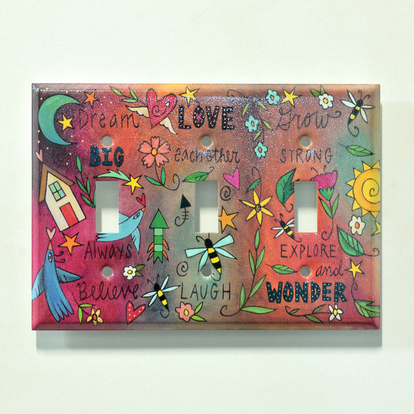 "Sweet Dreams" Light Switch Plate | Toggle