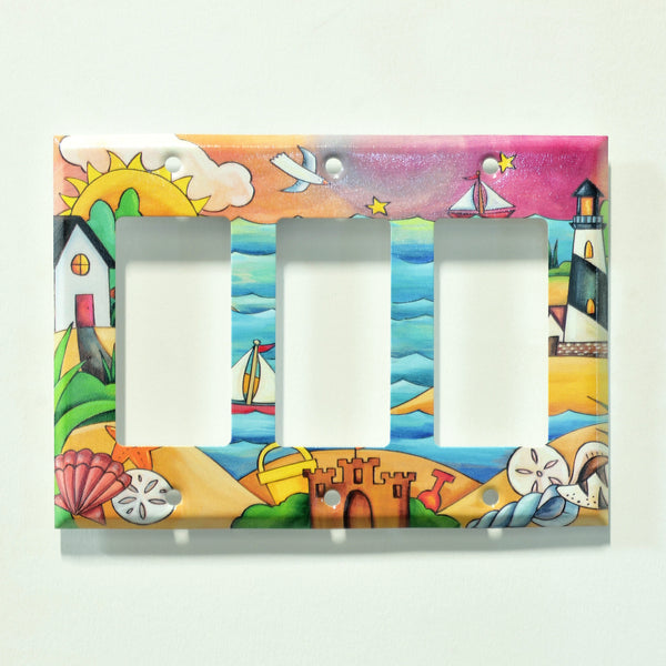 "Buzz's Beach" Light Switch Plate | Rocker