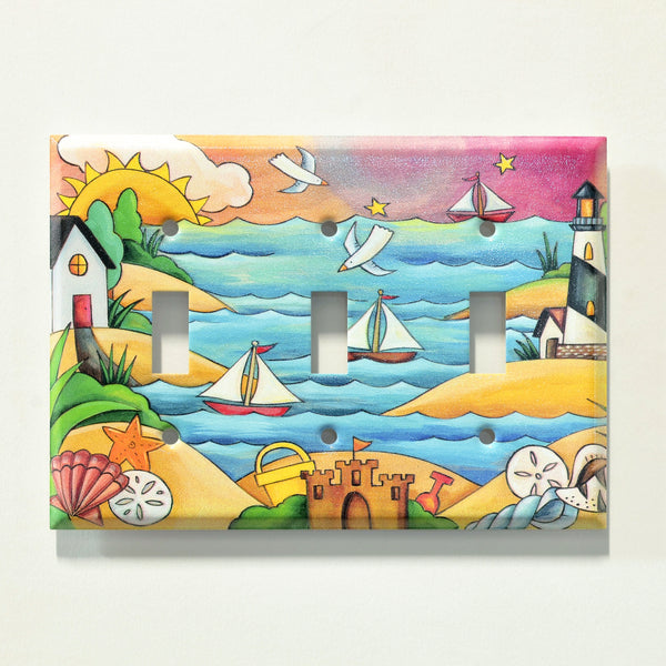"Buzz's Beach" Light Switch Plate | Toggle