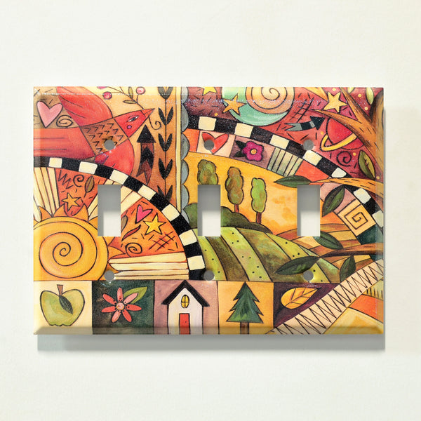 "Blissful Feeling" Light Switch Plate | Toggle