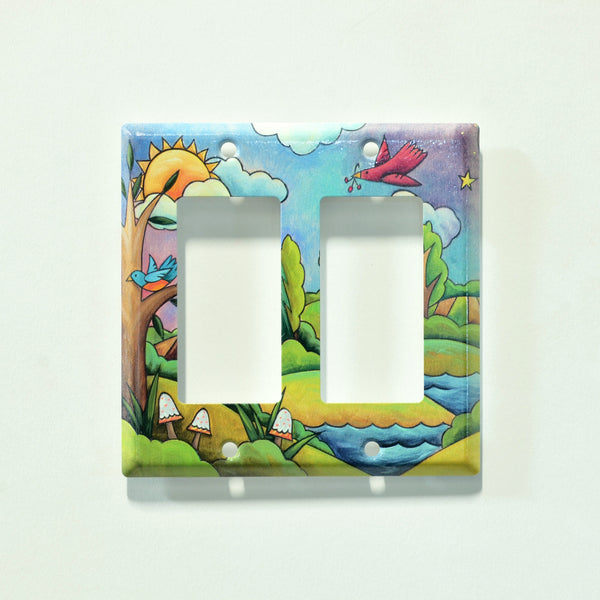 "The Uphill Path" Light Switch Plate | Rocker