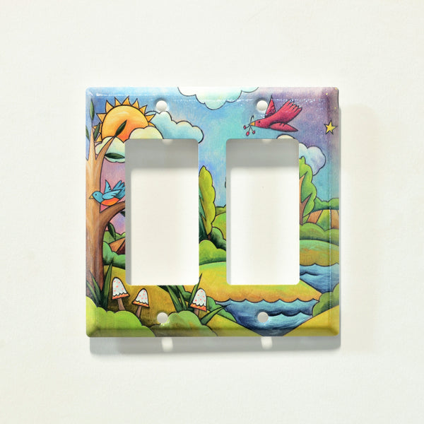 "The Uphill Path" Light Switch Plate | Rocker