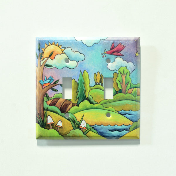 "The Uphill Path" Light Switch Plate | Toggle