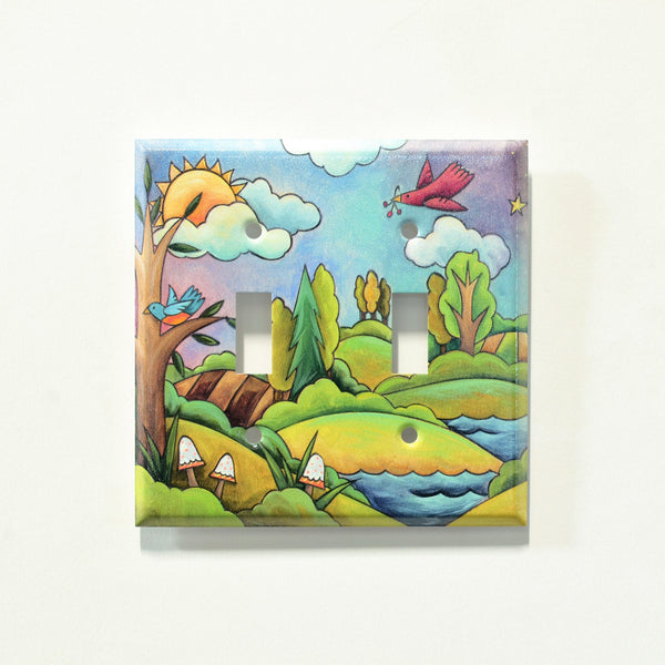 "The Uphill Path" Light Switch Plate | Toggle