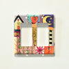"Calico Quilt" Light Switch Plate | Rocker