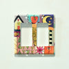 "Calico Quilt" Light Switch Plate | Rocker