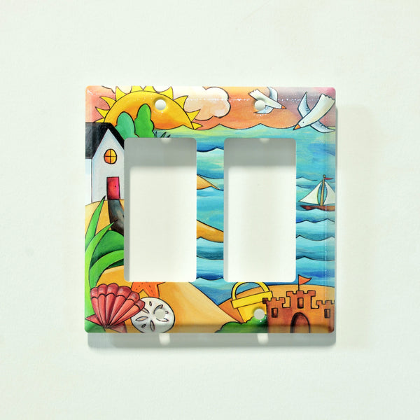 "Buzz's Beach" Light Switch Plate | Rocker