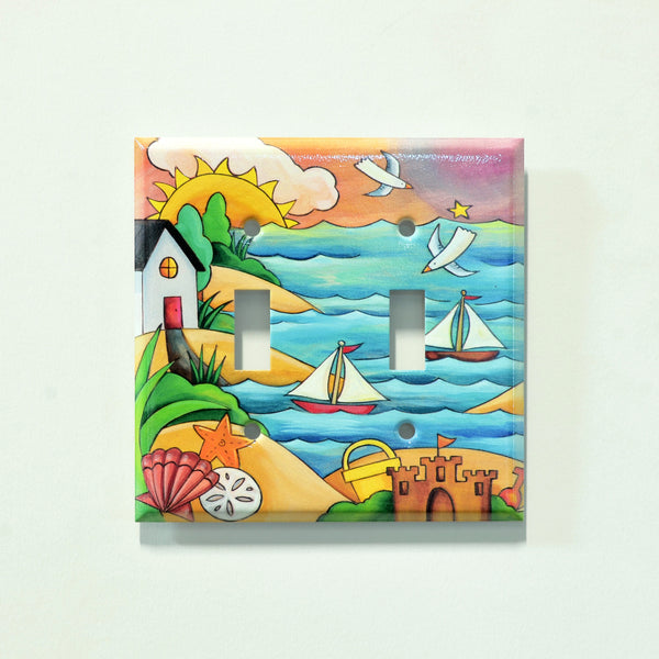 "Buzz's Beach" Light Switch Plate | Toggle