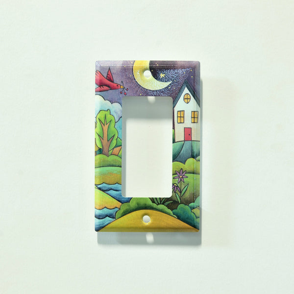 "The Uphill Path" Light Switch Plate | Rocker