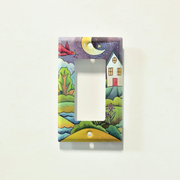 "The Uphill Path" Light Switch Plate | Rocker