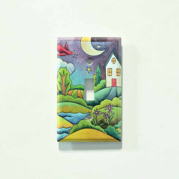 "The Uphill Path" Light Switch Plate | Toggle