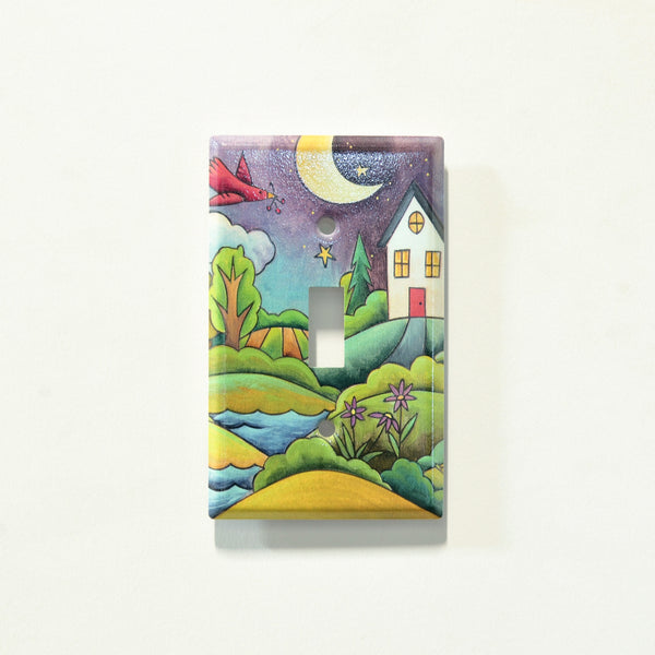 "The Uphill Path" Light Switch Plate | Toggle