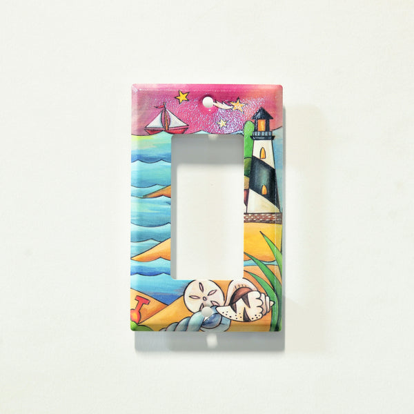 "Buzz's Beach" Light Switch Plate | Rocker