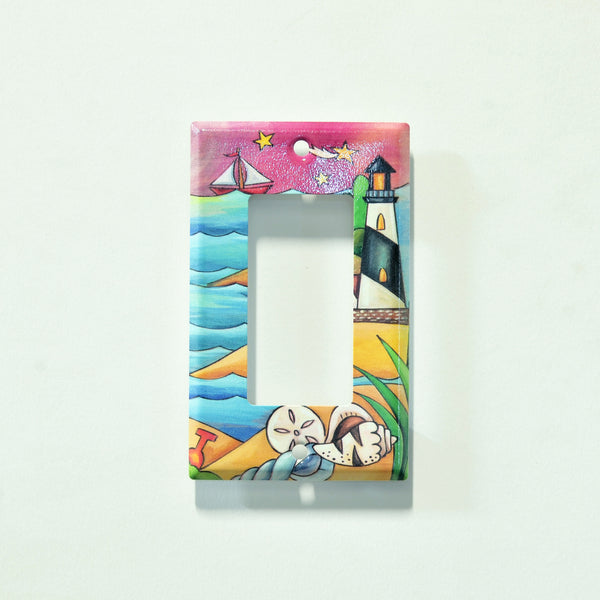 "Buzz's Beach" Light Switch Plate | Rocker