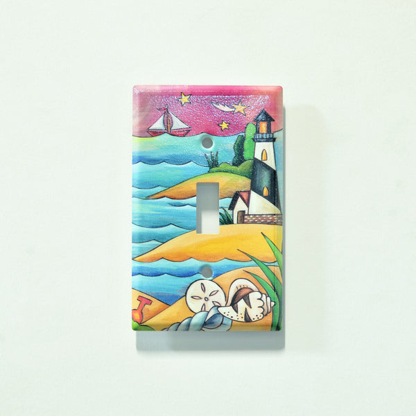 "Buzz's Beach" Light Switch Plate | Toggle