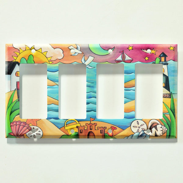 "Buzz's Beach" Light Switch Plate | Rocker