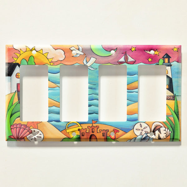"Buzz's Beach" Light Switch Plate | Rocker