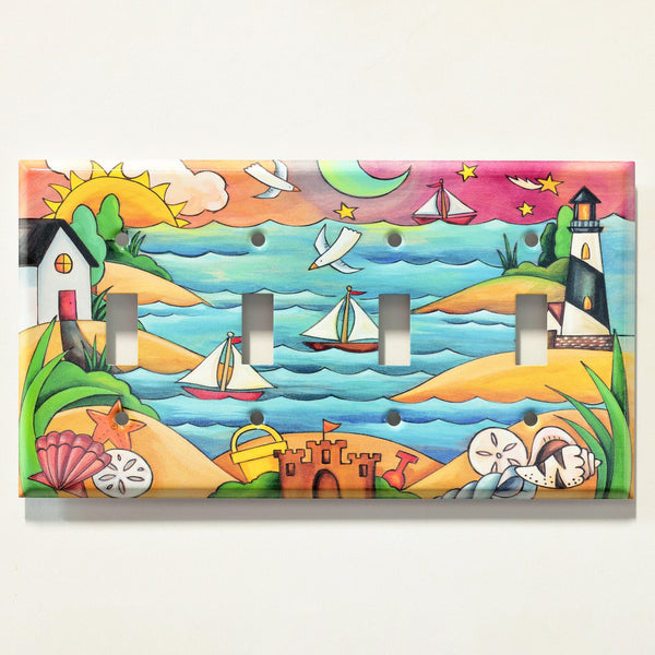 "Buzz's Beach" Light Switch Plate | Toggle