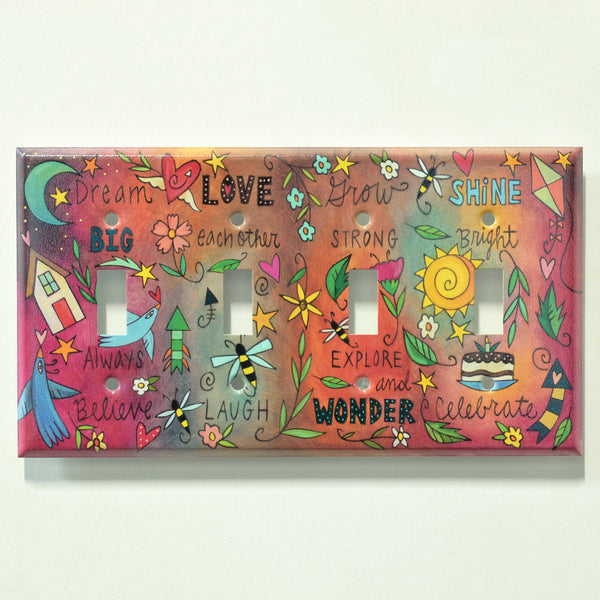 "Sweet Dreams" Light Switch Plate | Toggle