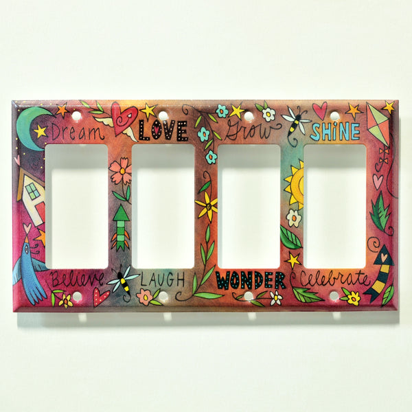 "Sweet Dreams" Light Switch Plate | Rocker