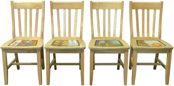 60" Rectangular Dining Table with Seating