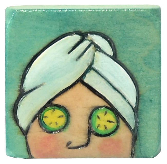 Small Perpetual Calendar Magnet | Spa Day