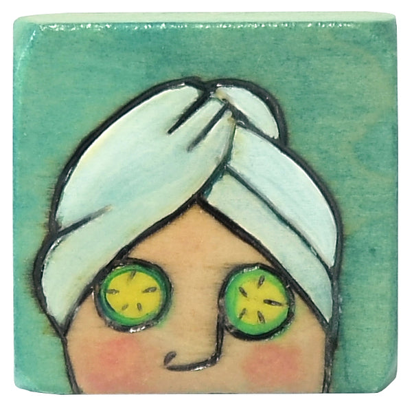 Small Perpetual Calendar Magnet | Spa Day