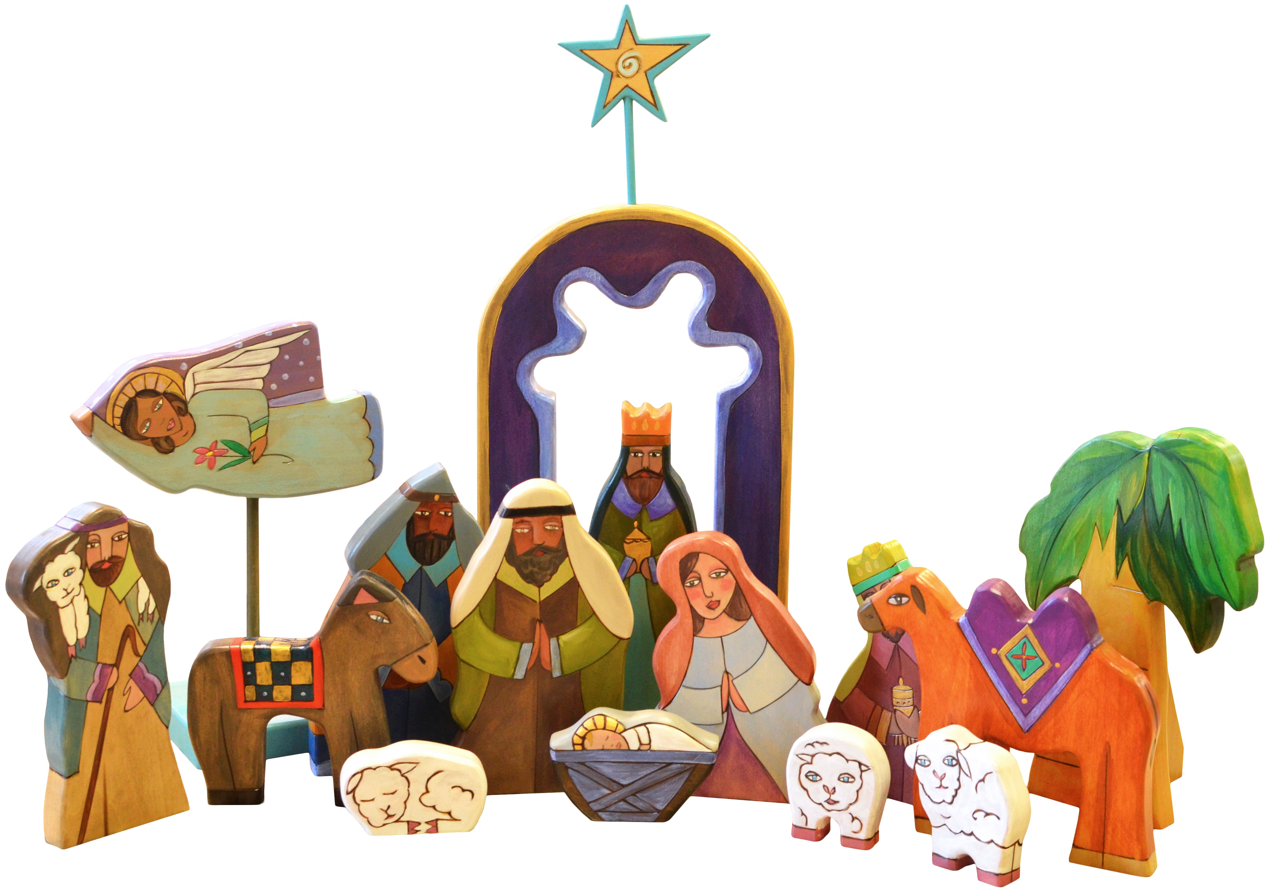 Large Nativity Sculpture