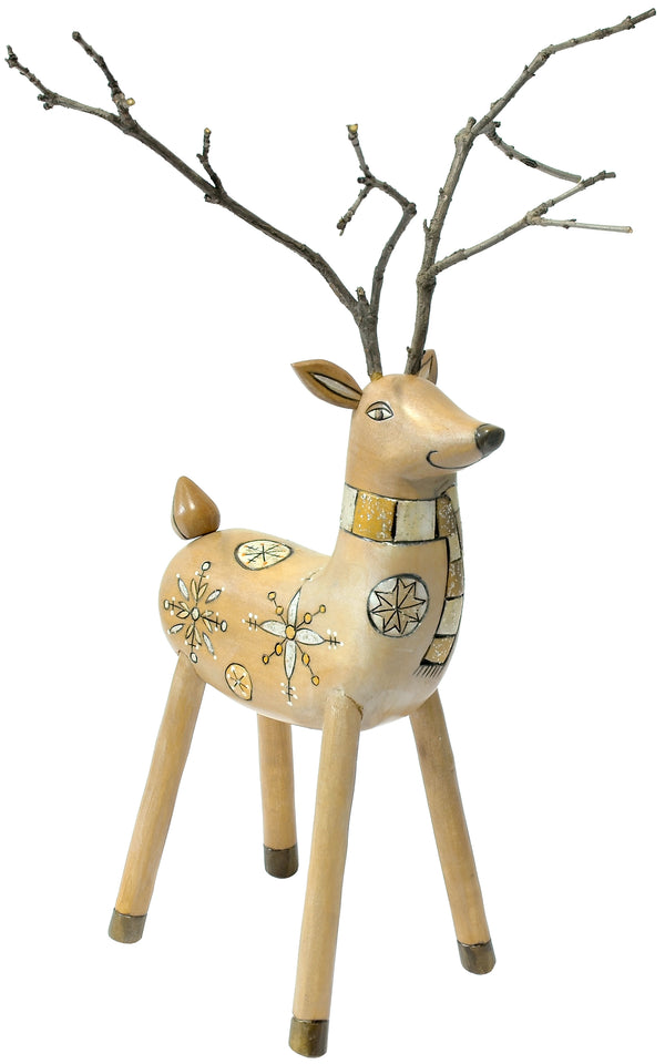 Reindeer Sculpture | Snowflake