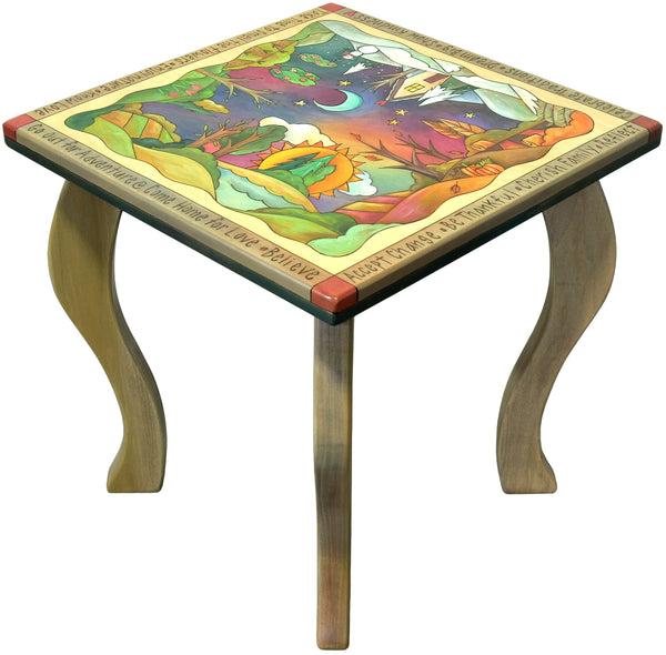 Large Square End Table
