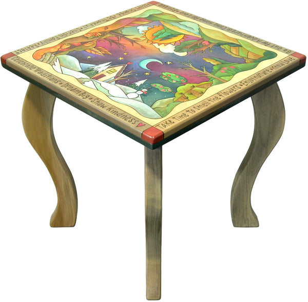 Large Square End Table