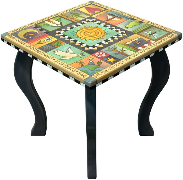 Large Square End Table