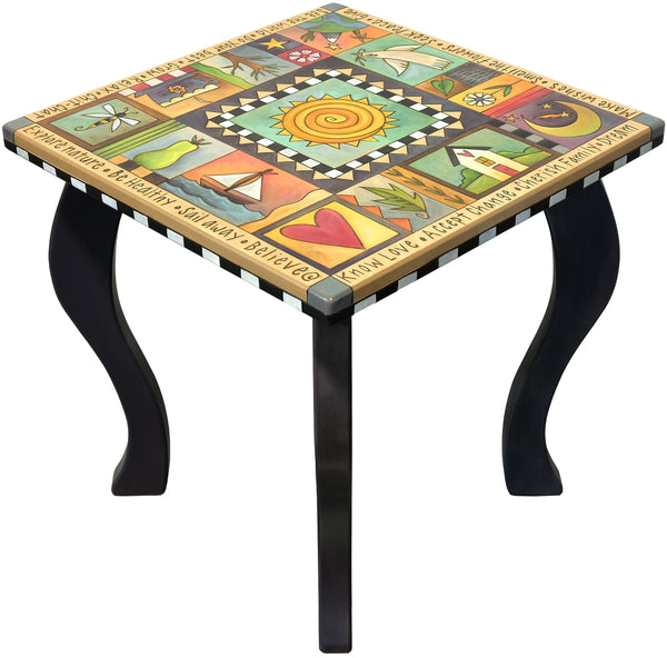 Large Square End Table
