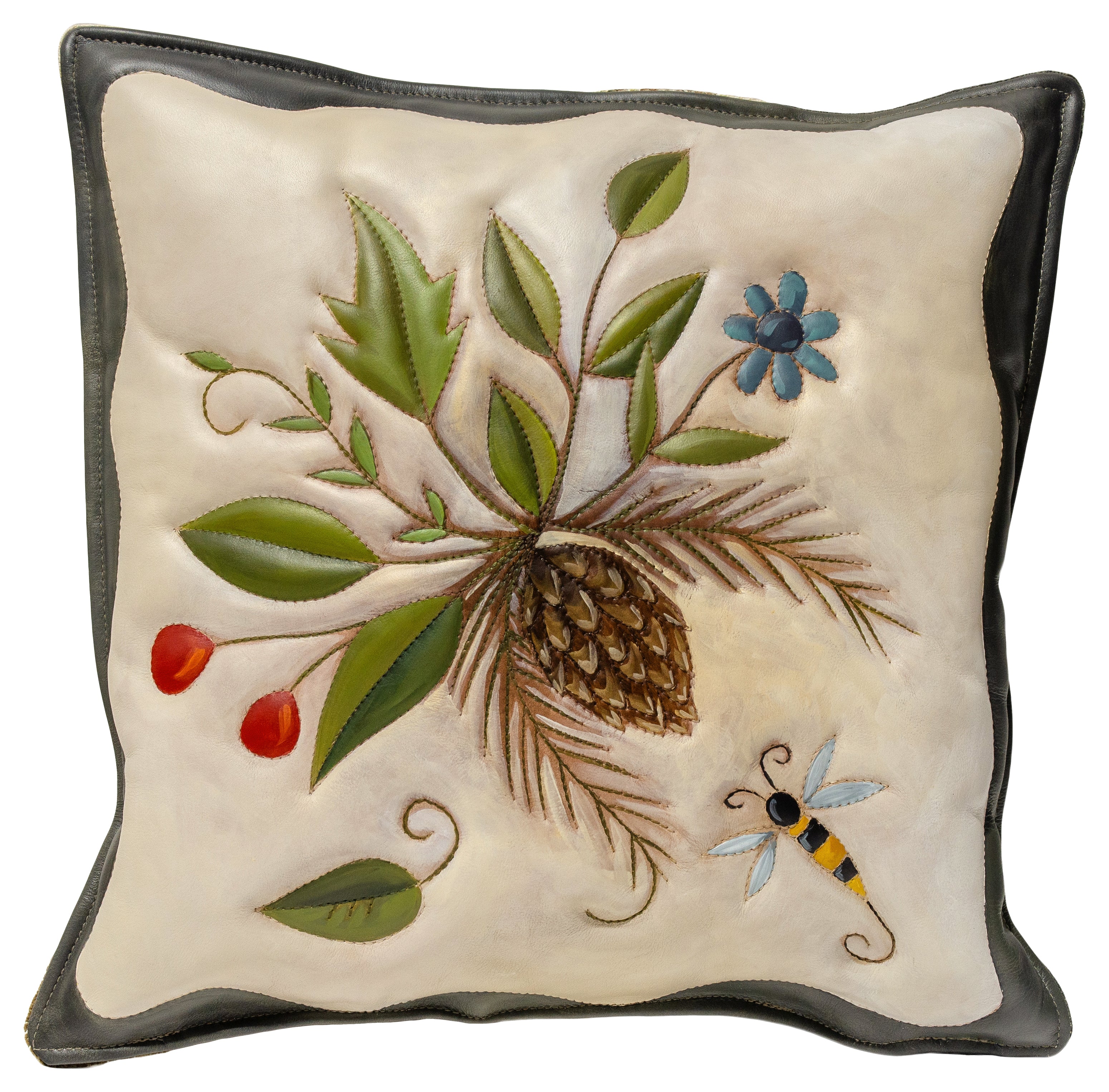 Leather Pillow