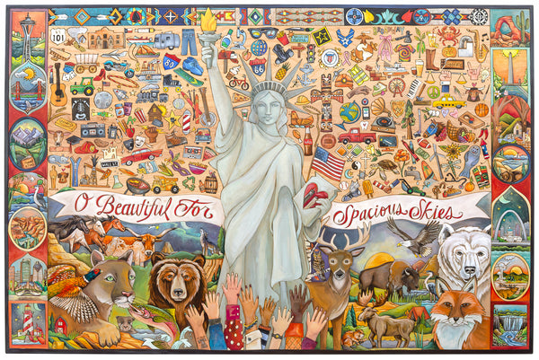 Large Wall Plaque | USA Semiquincentennial