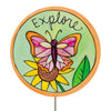 Decorative Garden Stake Set | "Explore"