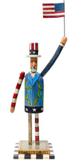 Small Uncle Sam Sculpture