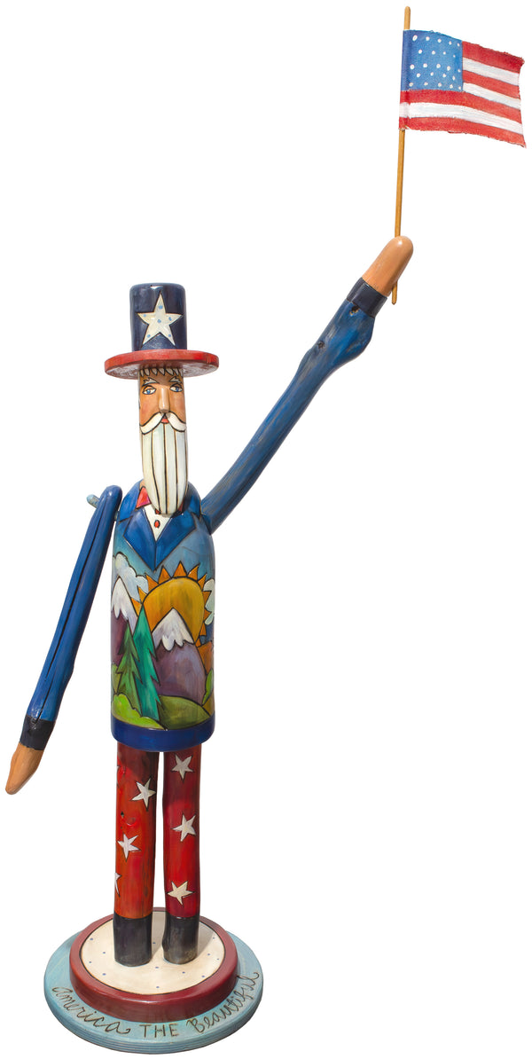 Small Uncle Sam Sculpture